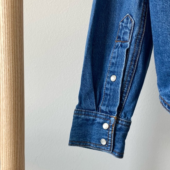 Wilfred Free Denim Shirt - Picture 3 of 5